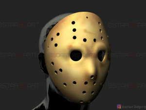jason voorhees original mask - friday 13th movie - halloween toy 3D Print Model