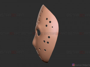 jason voorhees original mask - friday 13th movie - halloween toy Modèles 3D en vedette