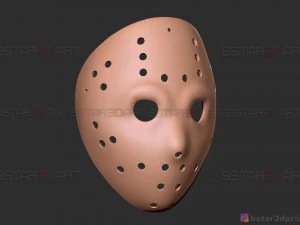 jason voorhees original mask - friday 13th movie - halloween toy 3D Print Model