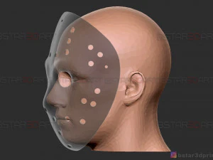 jason voorhees original mask - friday 13th movie - halloween toy 3D Print Model