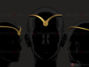 thena eternals crown - angelina joli headband - eternals marvel movie 2021 3D Принт Модель