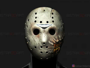 jason voorhees mask - horror halloween mask - friday 13th movie 3D Print Model