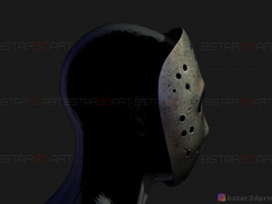 jason voorhees mask - horror halloween mask - friday 13th movie Modelo de impresión 3D