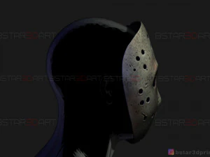 jason voorhees mask - horror halloween mask - friday 13th movie 3D Print Model