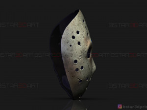 jason voorhees mask - horror halloween mask - friday 13th movie Modelo de impresión 3D