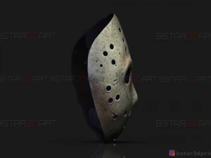 jason voorhees mask - horror halloween mask - friday 13th movie 3D Print Model