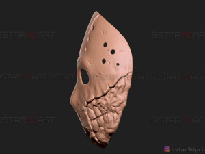 jason voorhees mask - horror halloween mask - friday 13th movie Modelo de impresión 3D