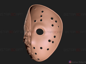 jason voorhees mask - horror halloween mask - friday 13th movie Modelo de impresión 3D