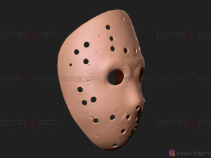 jason voorhees mask - horror halloween mask - friday 13th movie Modelo de impresión 3D