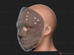 jason voorhees mask - horror halloween mask - friday 13th movie Modelo de impresión 3D