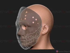 jason voorhees mask - horror halloween mask - friday 13th movie 3D Print Model