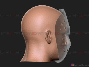 jason voorhees mask - horror halloween mask - friday 13th movie Modelo de impresión 3D