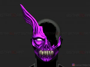 corpse husband mask - rabbit face mask - halloween cosplay 3d print model 3D Print Model