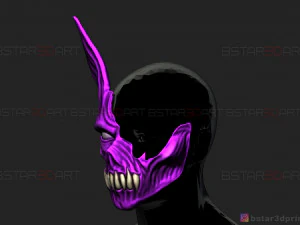 corpse husband mask - rabbit face mask - halloween cosplay 3d print model 3D Print Model
