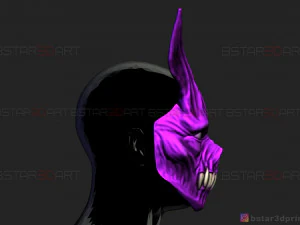 corpse husband mask - rabbit face mask - halloween cosplay 3d print model 3D Print Model