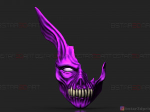 corpse husband mask - rabbit face mask - halloween cosplay 3d print model 3D-Druckmodell