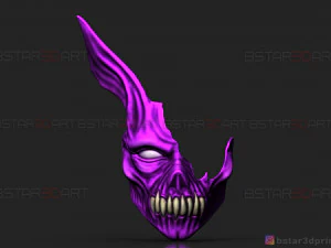 corpse husband mask - rabbit face mask - halloween cosplay 3d print model 3D Print Model