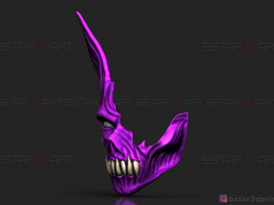 corpse husband mask - rabbit face mask - halloween cosplay 3d print model 3D-Druckmodell