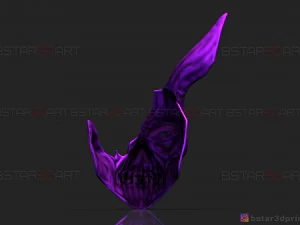 corpse husband mask - rabbit face mask - halloween cosplay 3d print model 3D Print Model