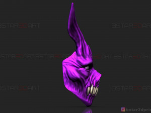 corpse husband mask - rabbit face mask - halloween cosplay 3d print model 3D-Druckmodell