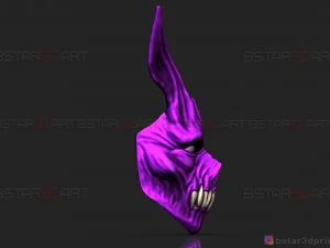 corpse husband mask - rabbit face mask - halloween cosplay 3d print model 3D Print Model