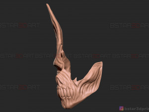 corpse husband mask - rabbit face mask - halloween cosplay 3d print model 3D-Druckmodell