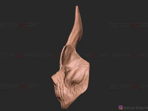 corpse husband mask - rabbit face mask - halloween cosplay 3d print model 3D Print Model