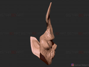 corpse husband mask - rabbit face mask - halloween cosplay 3d print model 3D-Druckmodell