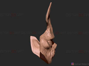 corpse husband mask - rabbit face mask - halloween cosplay 3d print model 3D Print Model