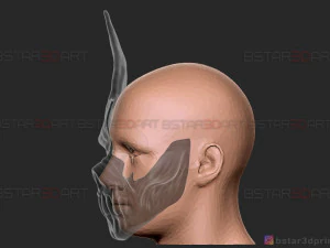 corpse husband mask - rabbit face mask - halloween cosplay 3d print model 3D Print Model
