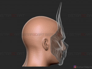 corpse husband mask - rabbit face mask - halloween cosplay 3d print model 3D-Druckmodell