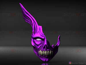 corpse husband mask - rabbit face mask - halloween cosplay 3d print model 3D Print Model