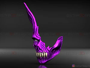 corpse husband mask - rabbit face mask - halloween cosplay 3d print model 3D Print Model