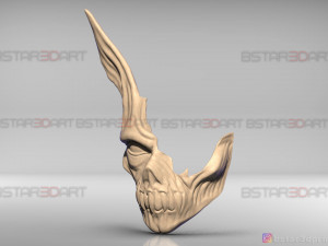 corpse husband mask - rabbit face mask - halloween cosplay 3d print model 3D-Druckmodell