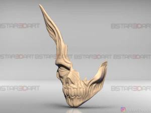 corpse husband mask - rabbit face mask - halloween cosplay 3d print model 3D Print Model