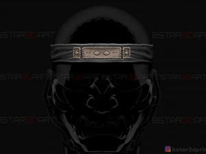 ghost of tsushima - пов'язка для маски привида 3D Принт Модель