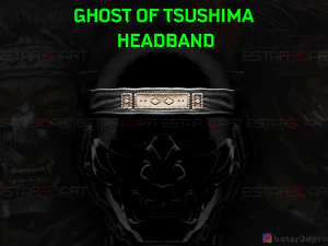 ghost of tsushima - headband for the ghost mask 3D Print Model