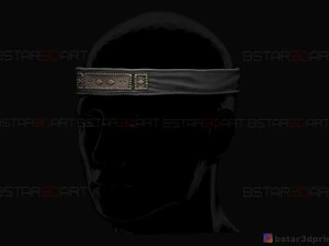 ghost of tsushima - headband for the ghost mask 3D Print Model
