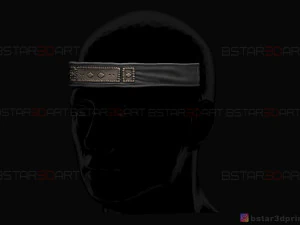 ghost of tsushima - headband for the ghost mask 3D Print Model