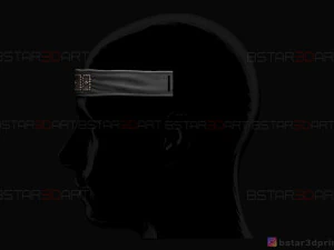 ghost of tsushima - headband for the ghost mask 3D Print Model