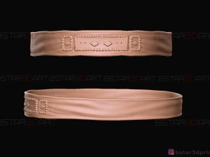 ghost of tsushima - headband for the ghost mask 3D Print Model