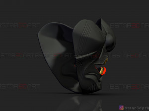 ghost of tsushima - the sakai mask - samurai cosplay mask 3D 打印模型