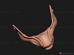 ghost of tsushima - wolf mask - samurai cosplay mask 3d print model Modelo de Impressão 3D