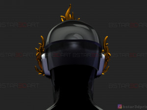ghost rider helmet - marvel midnight suns Modèles 3D en vedette