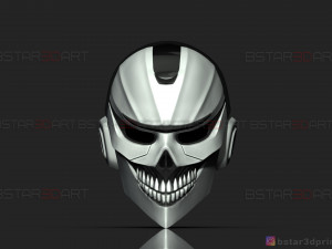 ghost rider helmet - marvel midnight suns Modèles 3D en vedette
