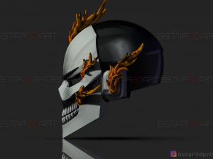 ghost rider helmet - marvel midnight suns 3D Print Model