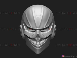 ghost rider helmet - marvel midnight suns Modèles 3D en vedette