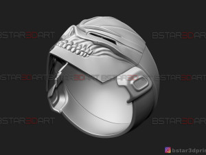 ghost rider helmet - marvel midnight suns Modèles 3D en vedette