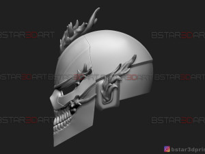 ghost rider helmet - marvel midnight suns Modèles 3D en vedette
