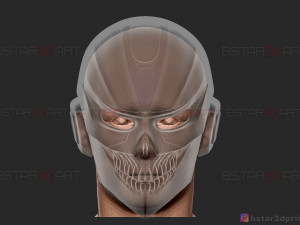 ghost rider helmet - marvel midnight suns Modèles 3D en vedette